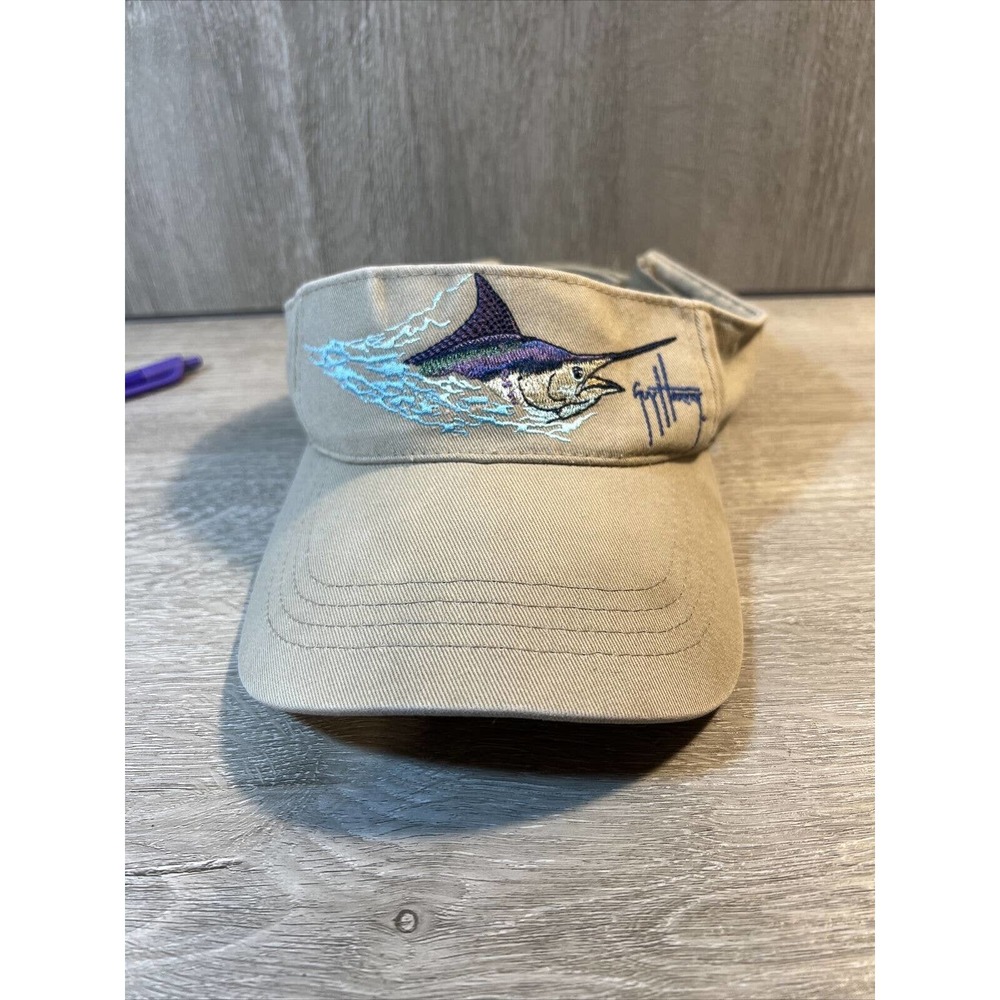 Men's Guy Harvey Adjustable Strap Tan Khaki Hat